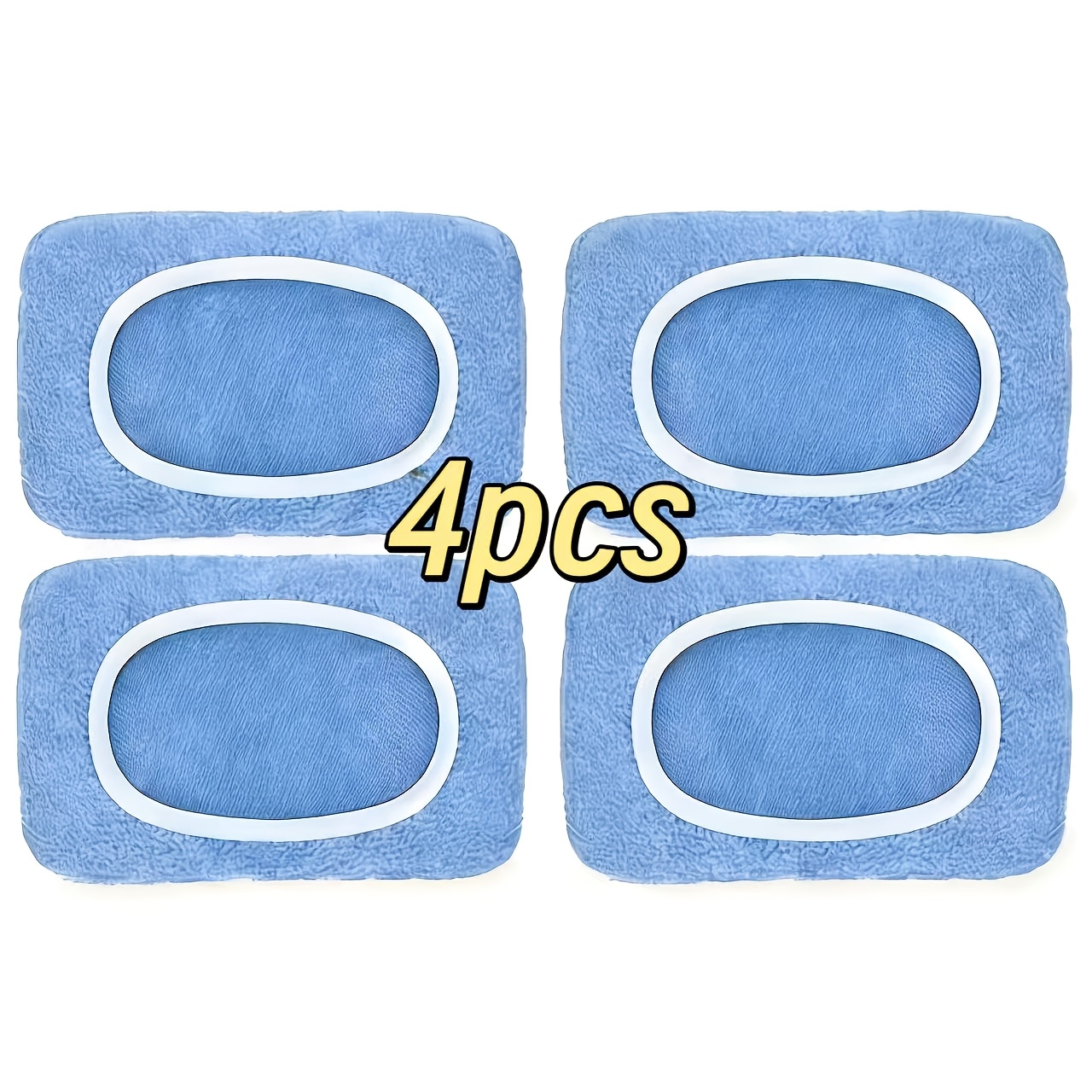 TEMU Set da 4 panni per riutilizzabili cielo: facili da pulire, durevoli, assorbenti, adatti per ambienti di pulizia sia che a umido, con design e