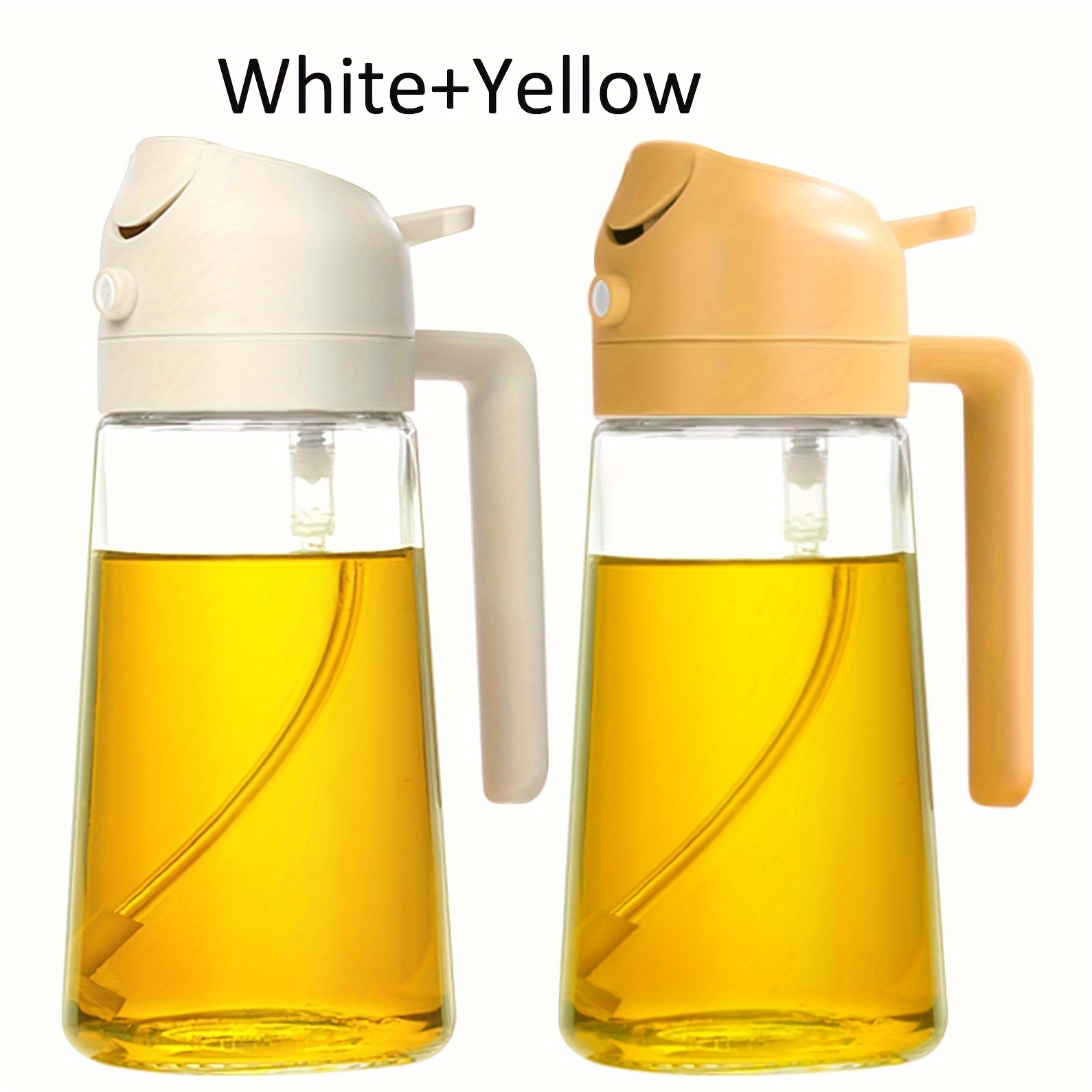 

2pcs—- Oil , Oil And Oil 2 In 1, Oil And Oil Dispenser, Fat Reduction Oil Pot , Oil Dispenser , Oil , Oil , Oil , For , , Cooking, Air , , Salad, Etc. 470ml/15.8oz