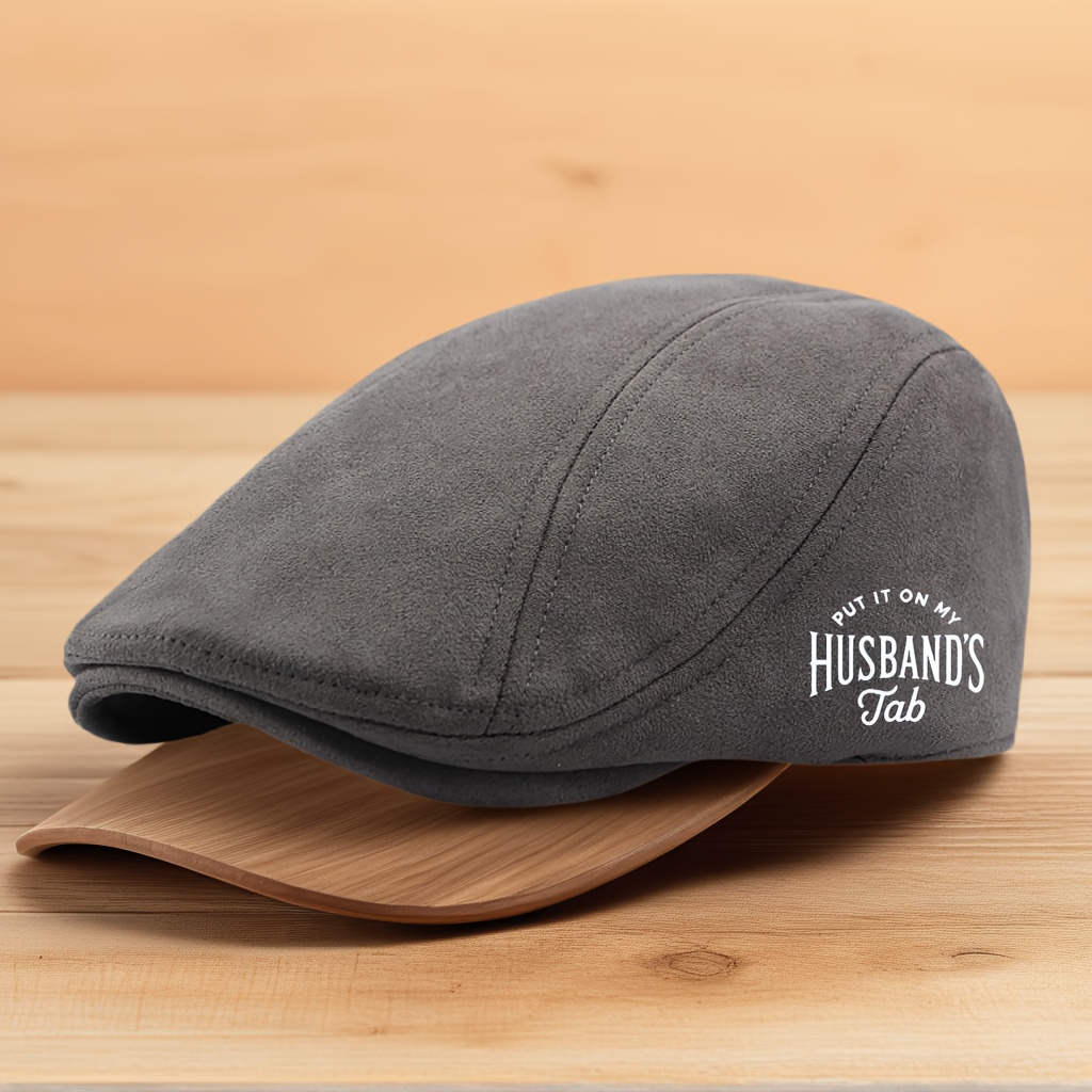 Men's Vintage British Lightweight Beanie Hat with Adjustable Strap