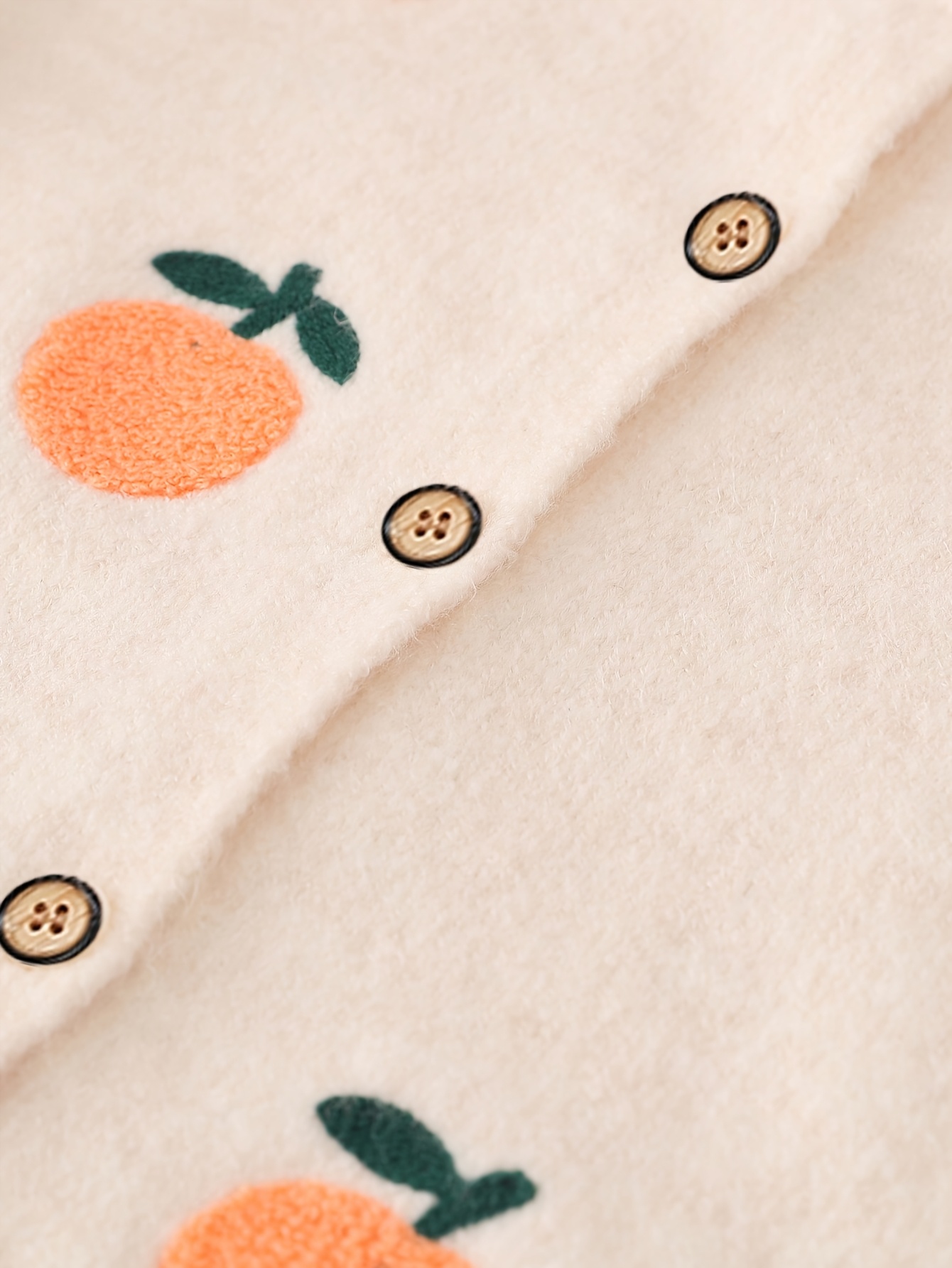 Orange Trui Orange Fruit Sweater Girls Cute Orange Fruit Pattern