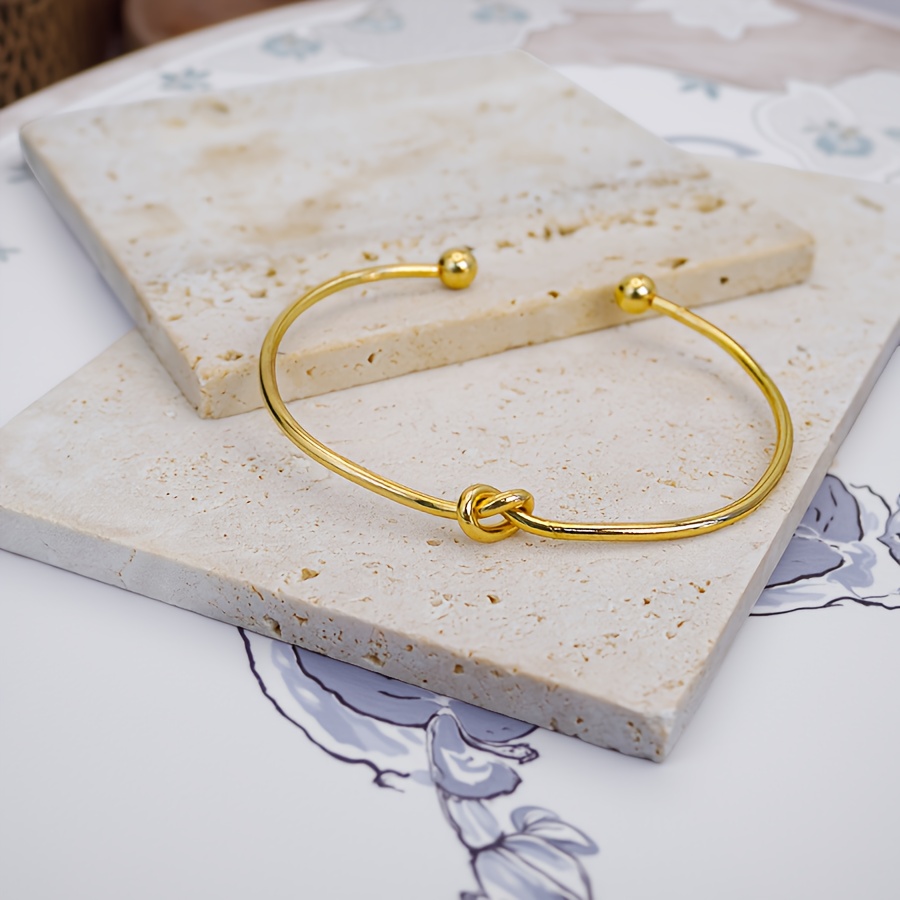TEMU Pulsera con nudo de , adecuada para uso diario de mujer. Pulsera de mujer