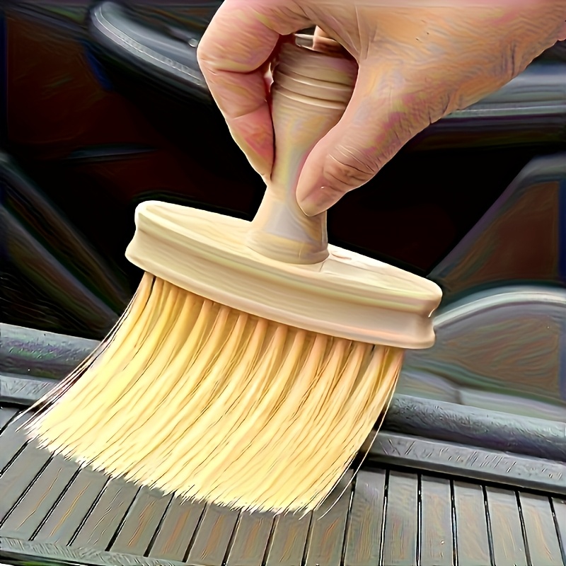 1pc of Ergonomic Manual Dust Brush for Home And Car Interiors - Lightweight Plastic Cleaning Tool, Suitable for Living Rooms, Bedrooms, And Windowsills - No Electricity Required, Cleaning Brush.
