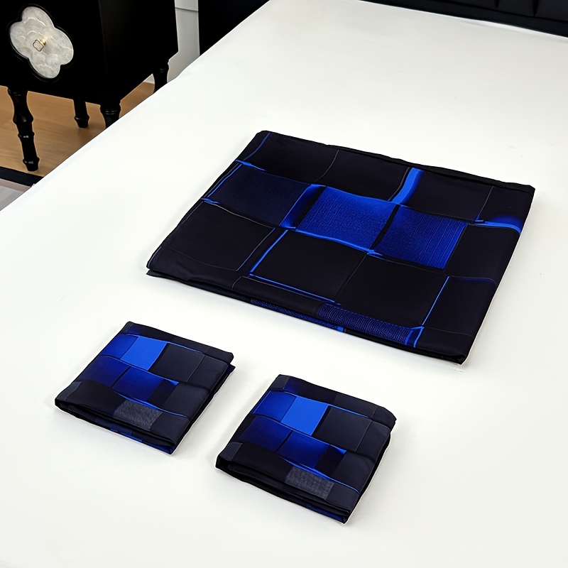 3pcs Cool Tech Digital Print Duvet Cover Set for All Seasons, Available in Red And Blue, in Four Sizes (Twin, Double, Queen, King) (1 Fitted Sheet + 1/2 Pillowcase, No Filling) 11 3pcs Cool Tech Digital Print Duvet Cover Set for All Seasons, Available in Red And Blue, in Four Sizes (Twin, Double, Queen, King) (1 Fitted Sheet + 1/2 Pillowcase, No Filling) - Image 11