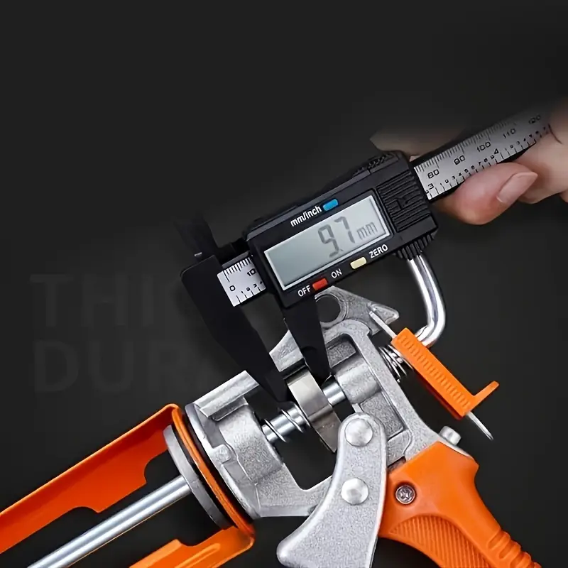 1pc filling gun anti drip glass gun thickened handle rotating integrated filler automatic cutting and structure gun manual anti drip thickening rotation tool for supplies home decoration details 6