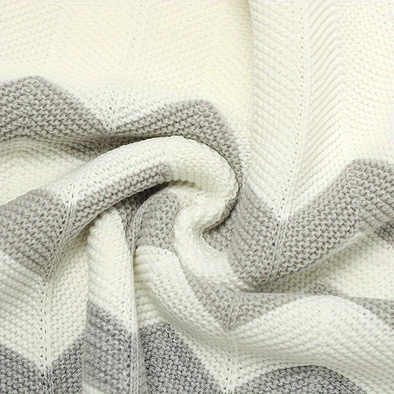 Soft Colorful Knitted Blanket, Air Conditioning Throw Blanket