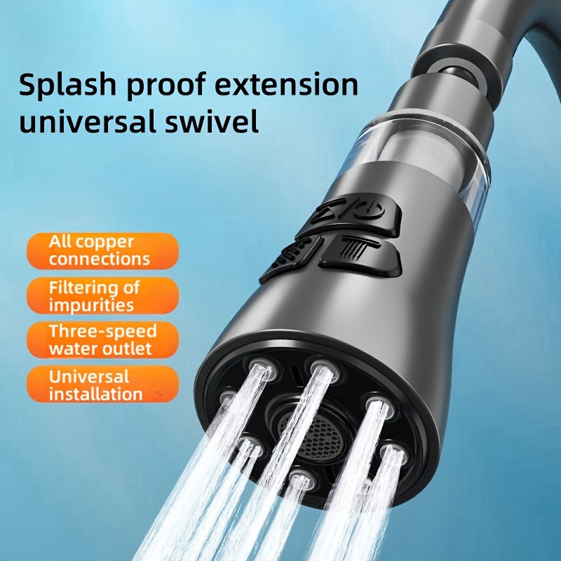 Aerator sprayer for kitchen faucet with filter Wanshe 3 modes