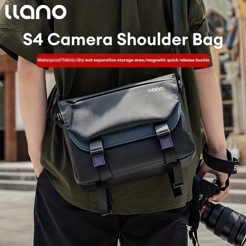 borsa per fotocamera   borsa a tracolla da viaggio per fotocamera custodia a tracolla per fotocamera dslr/slr/fotocamera senza specchio con divisori rimovibili Dettagli dell'articolo 0