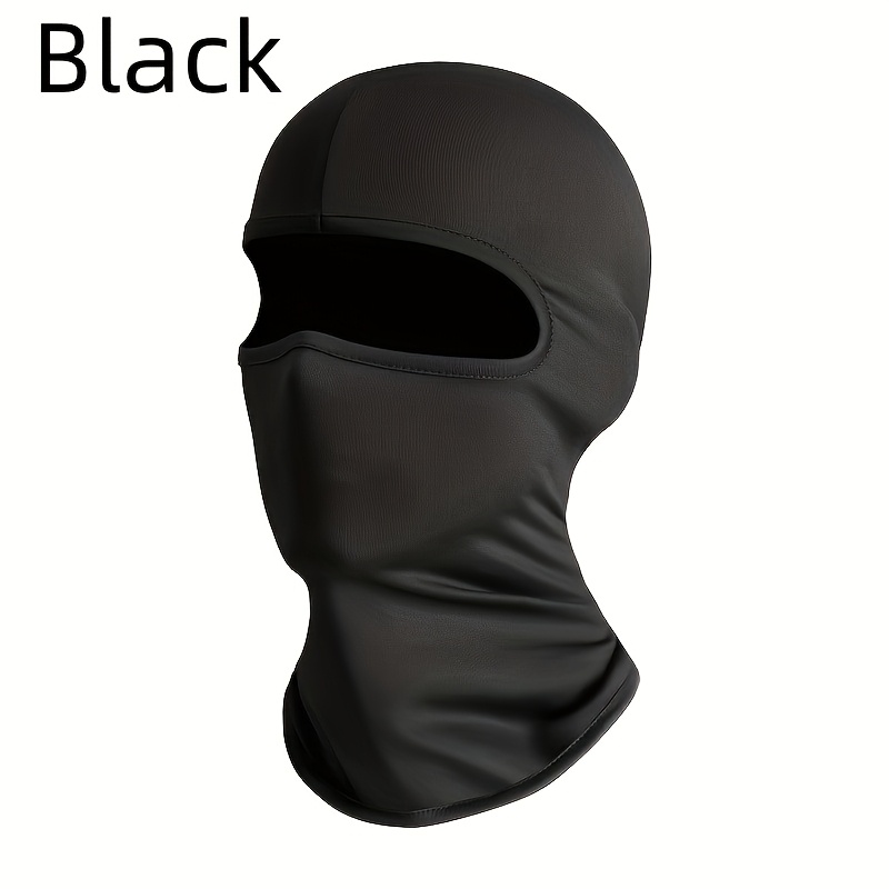 Image of Balaclava, Cycling Face Mask, Fishing Windproof Head Cover, Single-hole Eye- Full Face Mask, Motorcycle Outdoor Mountaineering Sun Windproof Sweat-wicking Lined Head Cover