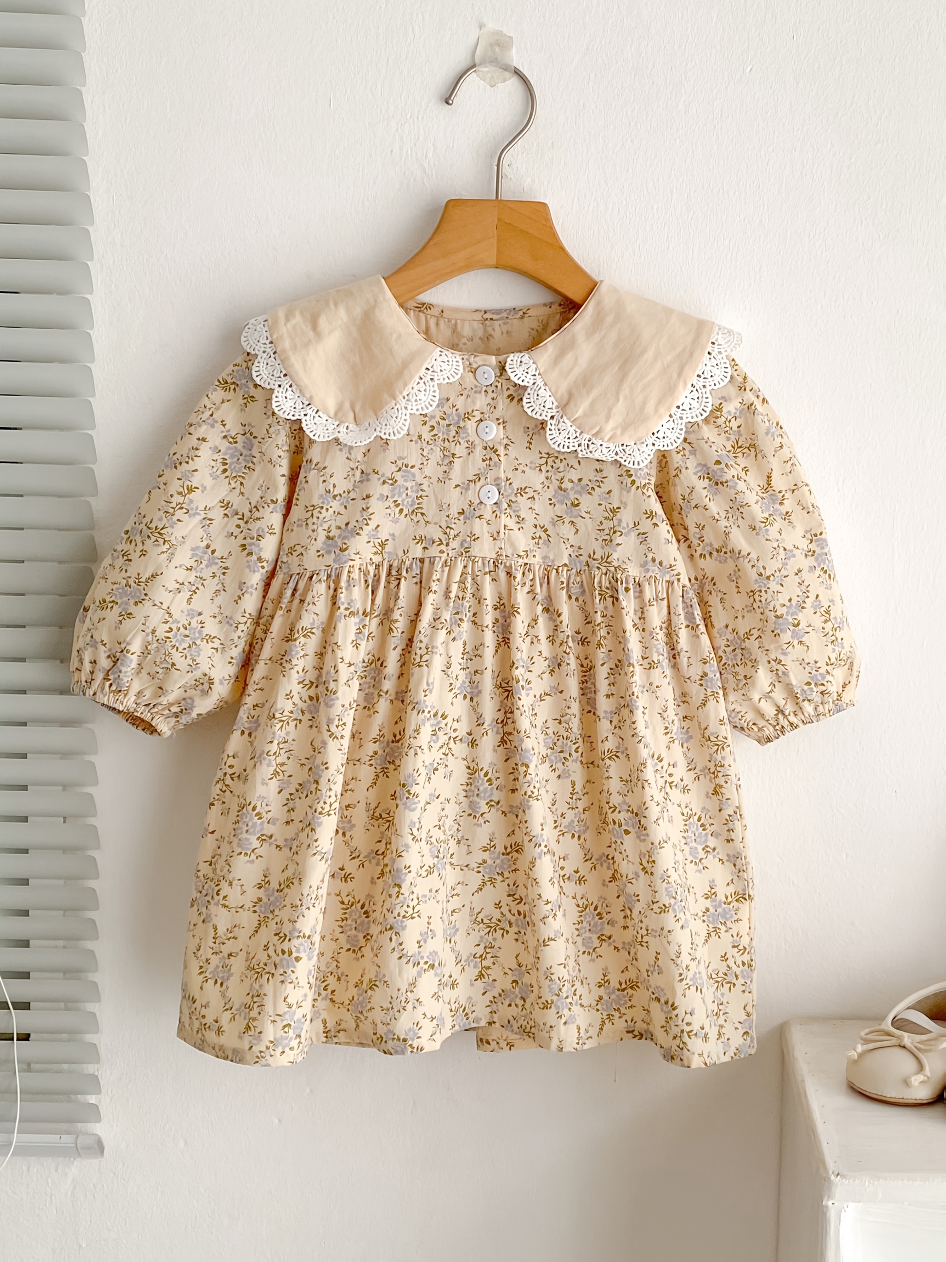 vestido algodón flores en estilo Temu Uruguay