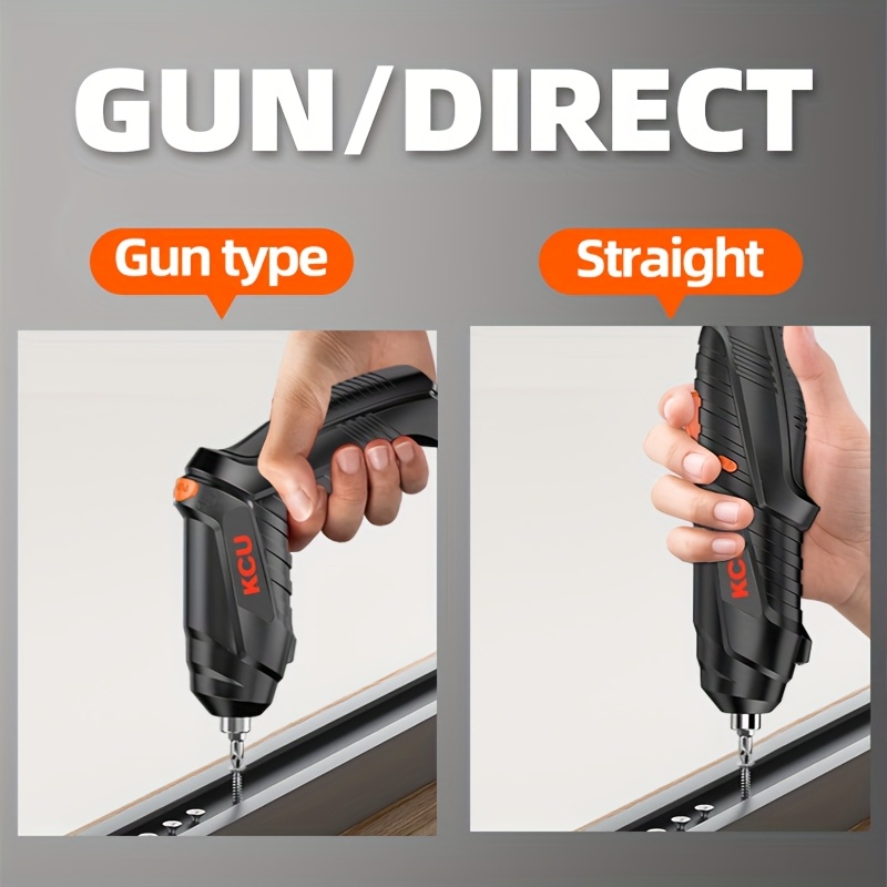 47件套，3.7v 90°旋转电动螺丝刀，无线迷你钻头，usb充电，多功能批头，前置led灯，适用于家居维修、电脑及家具安装 商品详情 8