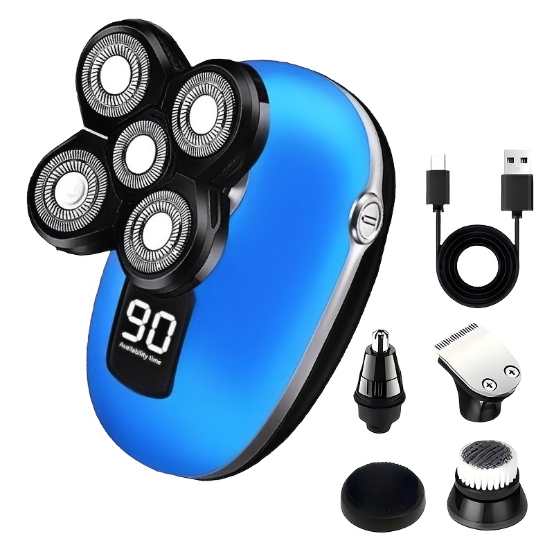 TEMU Men's/women's Electric Shaver & Body Hair Trimmer Usb Rechargeable, Ipx6 Waterproof Versatile Grooming Kit For All Genders Includes