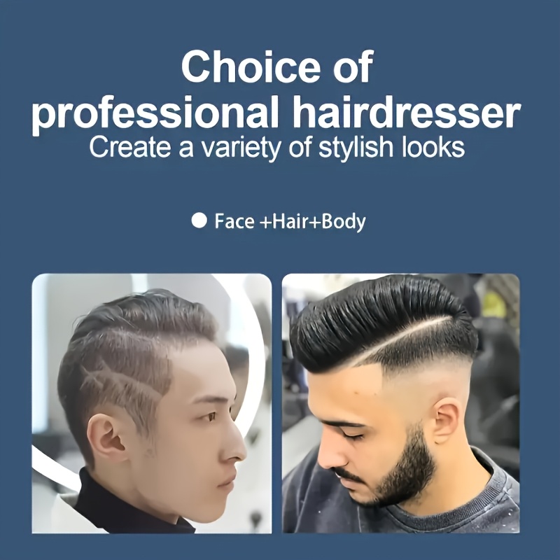 Men'S Professional Hair Clippers, a Set of Professional Hair Scissors And Trimmers, Cordless Hair Clippers for Men, Suitable for Barbering Kits.