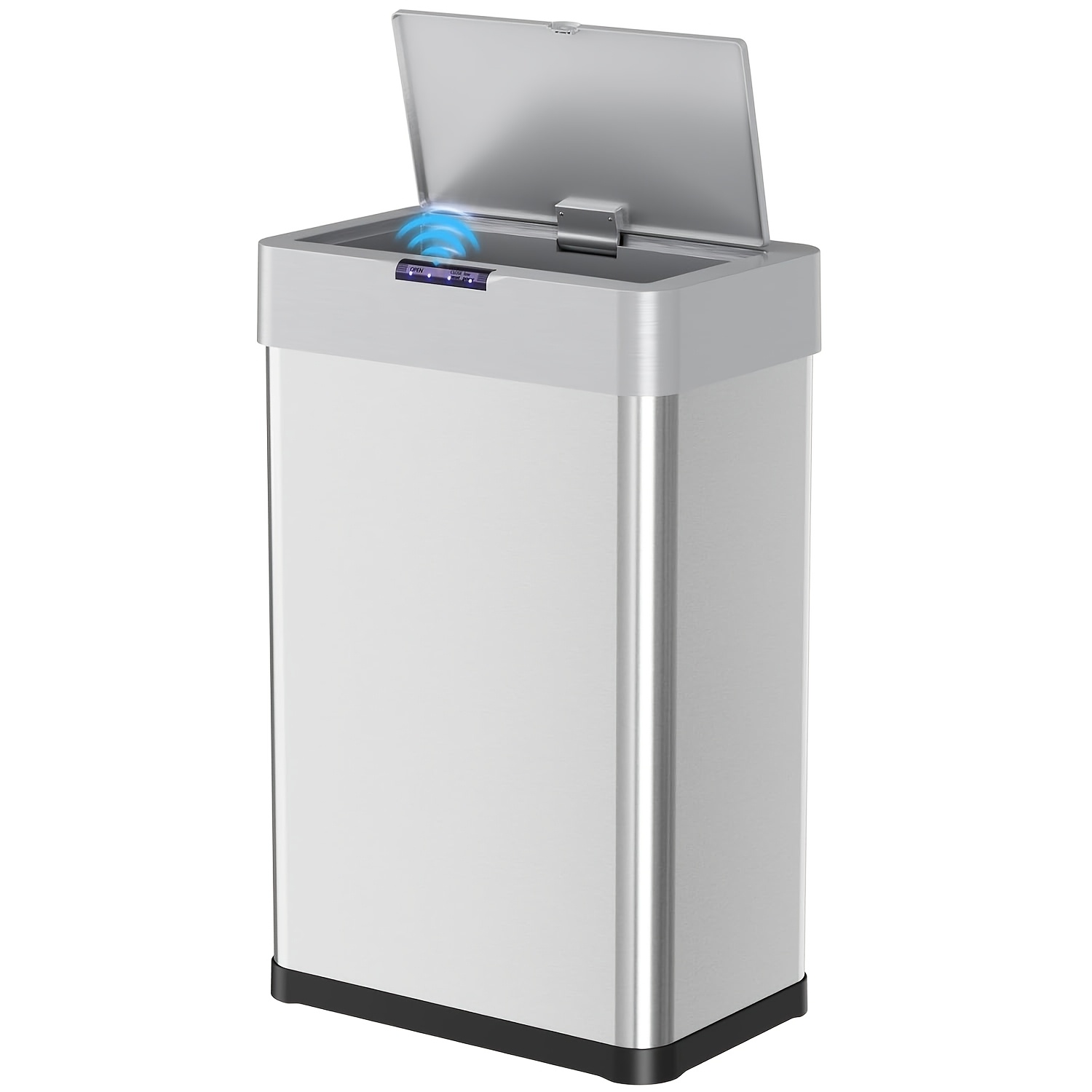 TEMU Poubelle automatique 50L, corbeille à déchets électrique intelligente à capteur de mouvement, poubelle à capteur de mouvement, poubelle