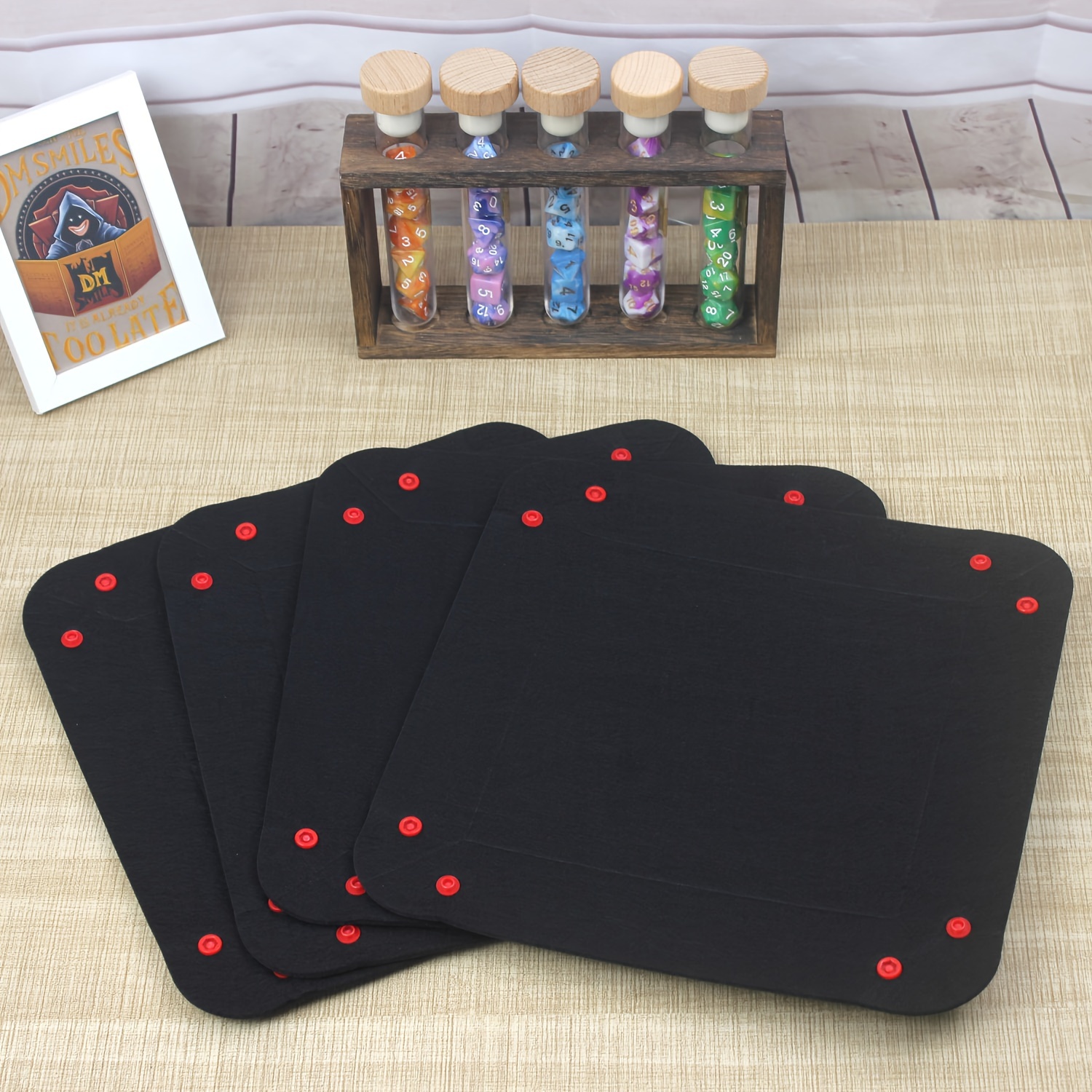 

4pcs Dice Trays - & Spacious For Watches, Jewelry, & Small Accessories - For