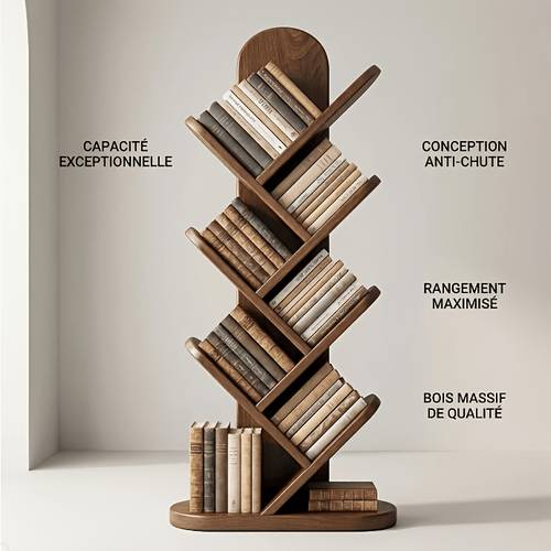 solid shaped bookshelf floor standing storage rack against the wall integrated storage corner home bookcase