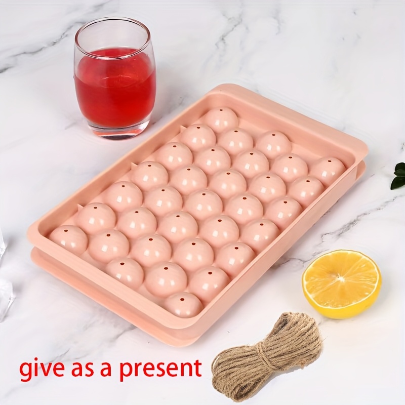 E-shop Set, Runde Kugel Seifenform Set aus Kunststoff, 1 Stück Box und 1 Stück Deckel-Abdeckung Form und 1 Rolle Seil enthalten, für Seifen Harz Gips