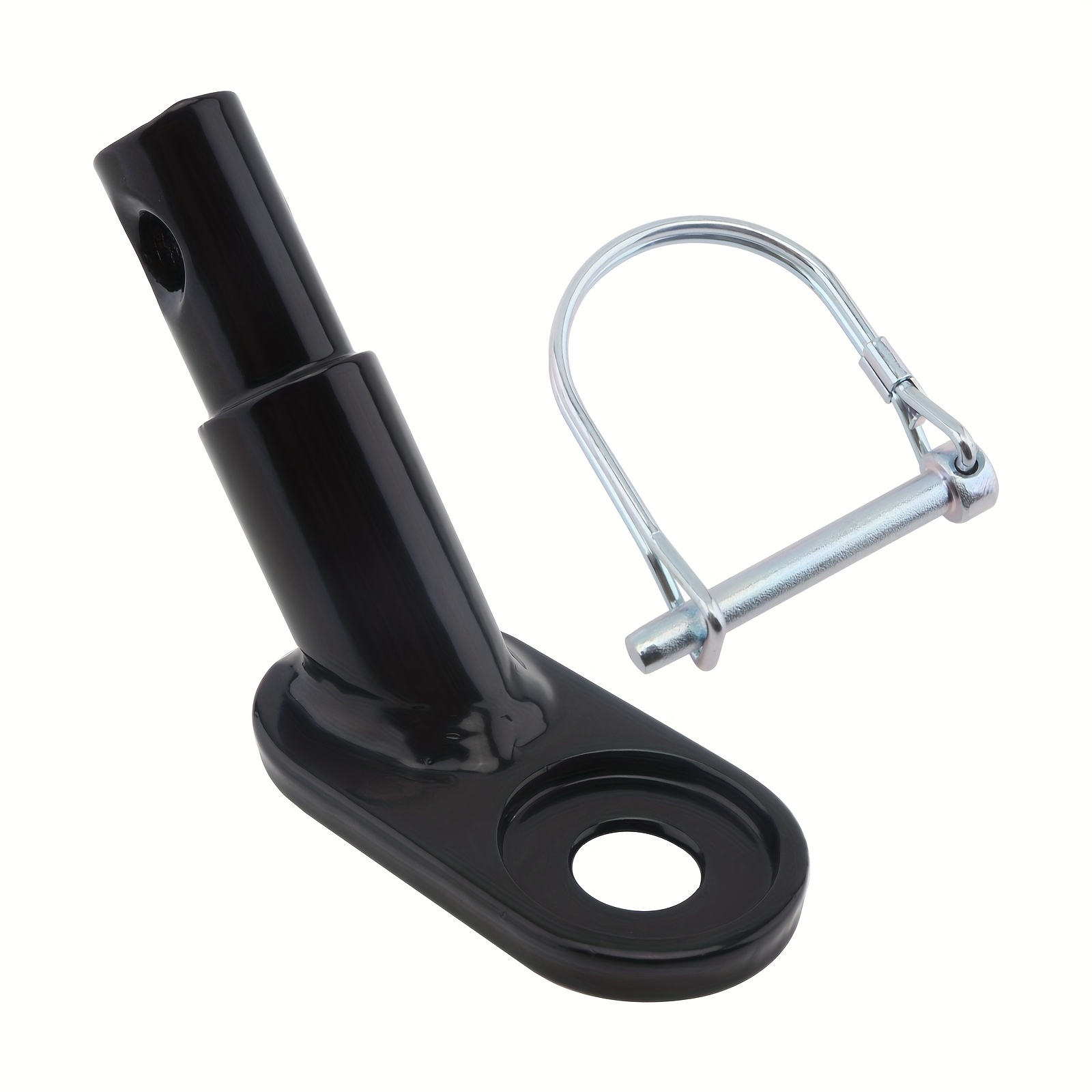 

Black Steel Trailer Hitch Connector, Coupler Bicycle Adapter