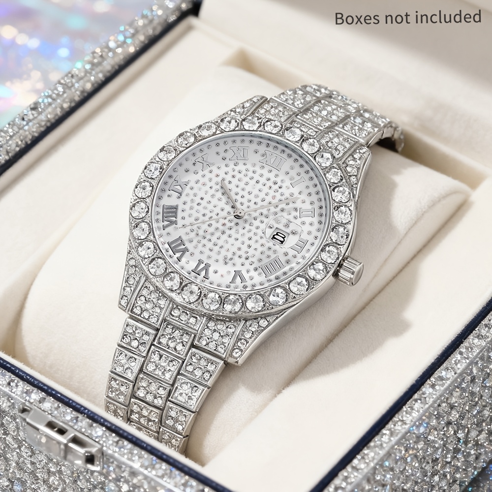 3pc Men's Business Quartz Watch & Bracelet Set