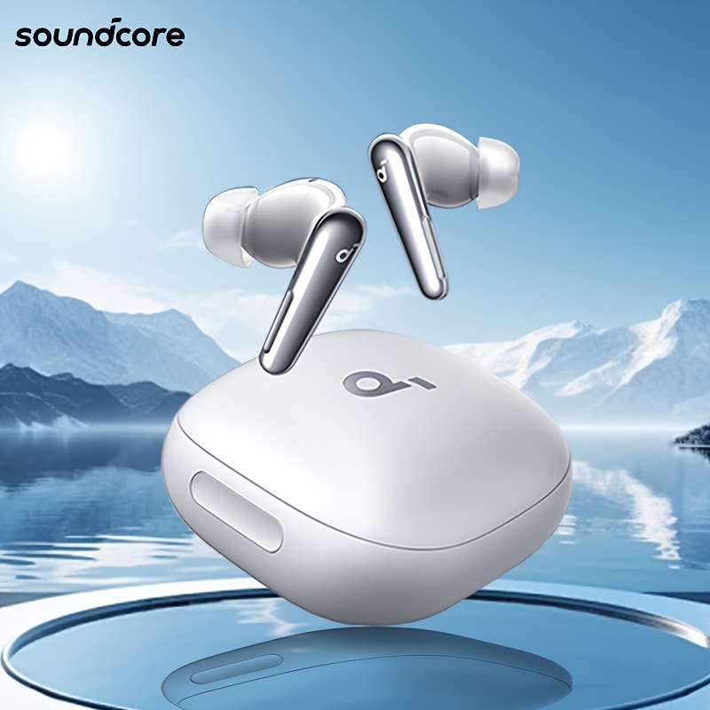 Soundcore Liberty 4 Pro Noise Cancelling 3e Generatie, In-Ear Draadloze Koptelefoon met Diepe Ruisonderdrukking en HIFI Geluidskwaliteit, Spatial Audio, Comfortabele Pasvorm, 40 Uur Batterijduur, Ingebouwde Microfoon, Compatibel met Alle Mobiele Telefoons