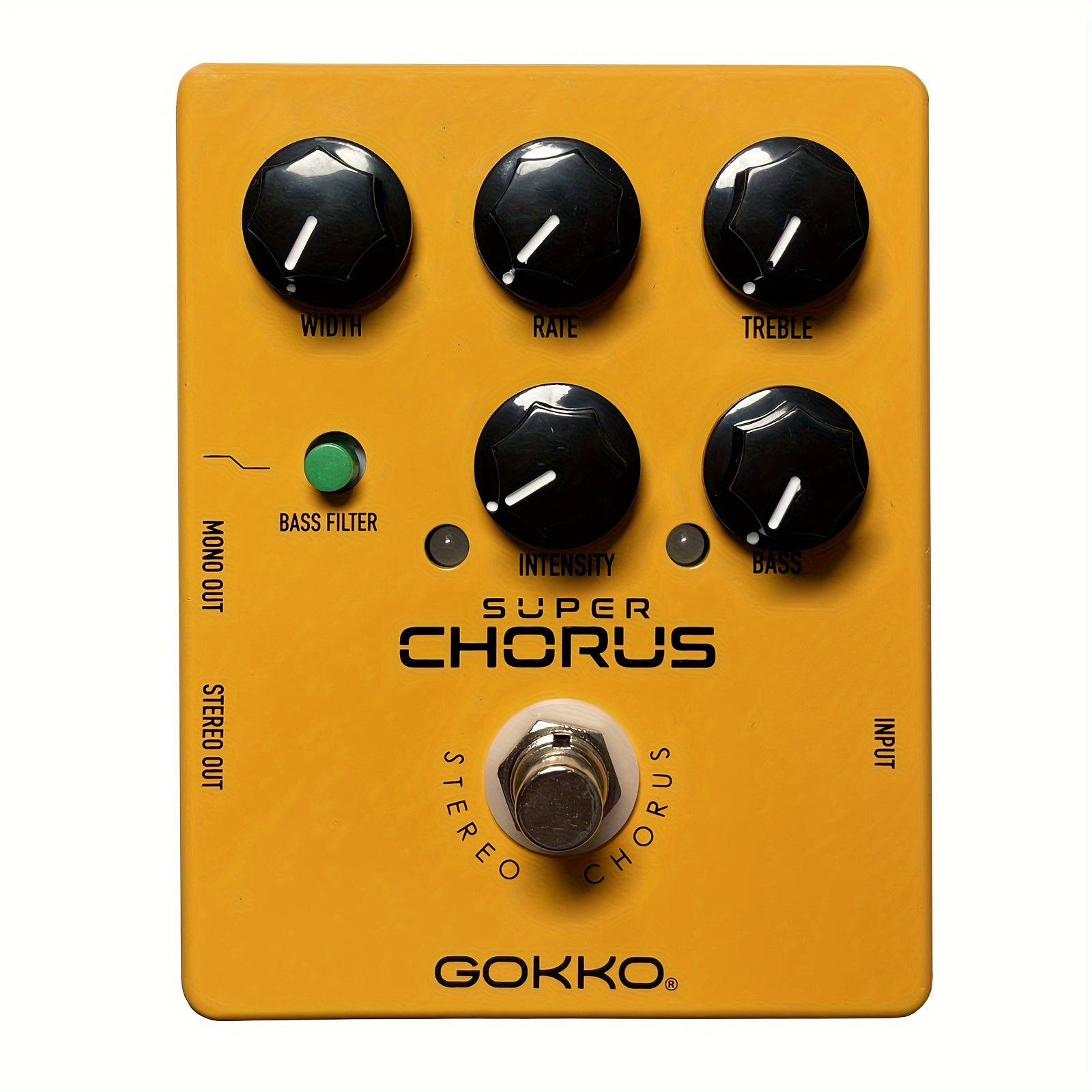 

Gokko Chorus Pedal Multiple Chorus Effects Semi-analog Circuit From Surreal Deep Tone For Electric Guitar (gk-65)