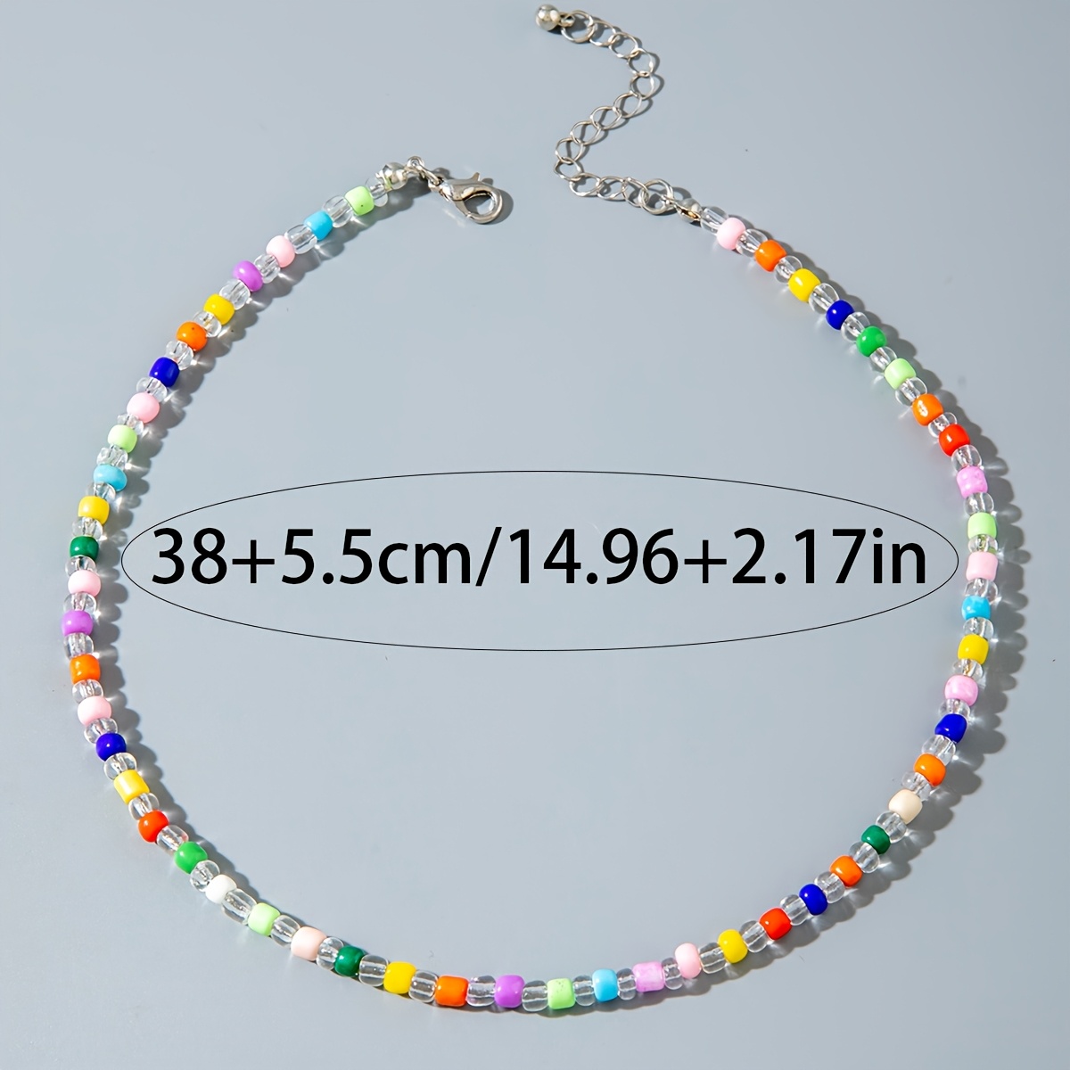 Bohemian Multicolor Beaded Fish Tail Pendant Jewelry Set