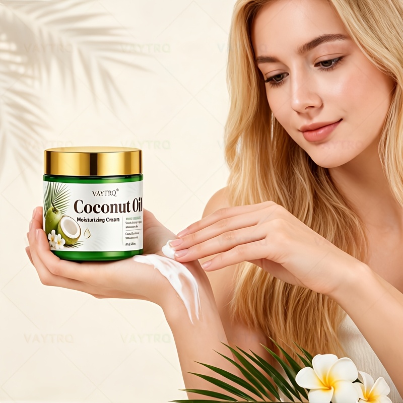 Coconut Oil Cream for 72-Hour Hydration