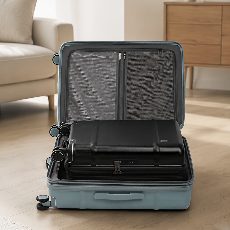 2pcs Travel Suitcase Set with Retractable Handle