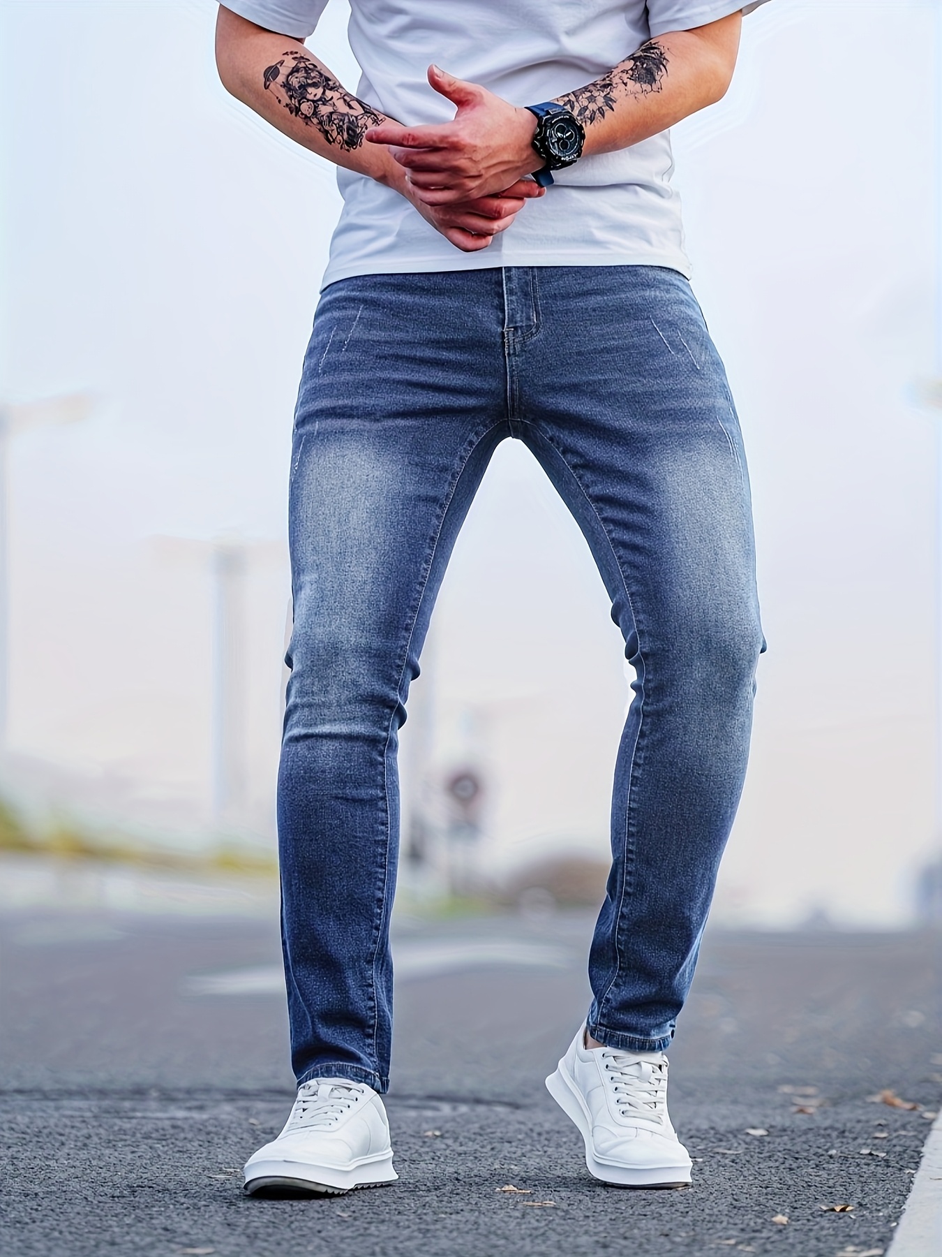 Skinny Jeans Mens Jeans Comfortable *'s Stretch Skinny Jeans