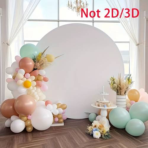 1pc 7 22ft white wedding round arch bracket cover 86 73in 78 93in 71 22in perfect balloon arch bracket covers for wedding background valentines day and graduation ceremonies decor christmas and mothers day gifts banners