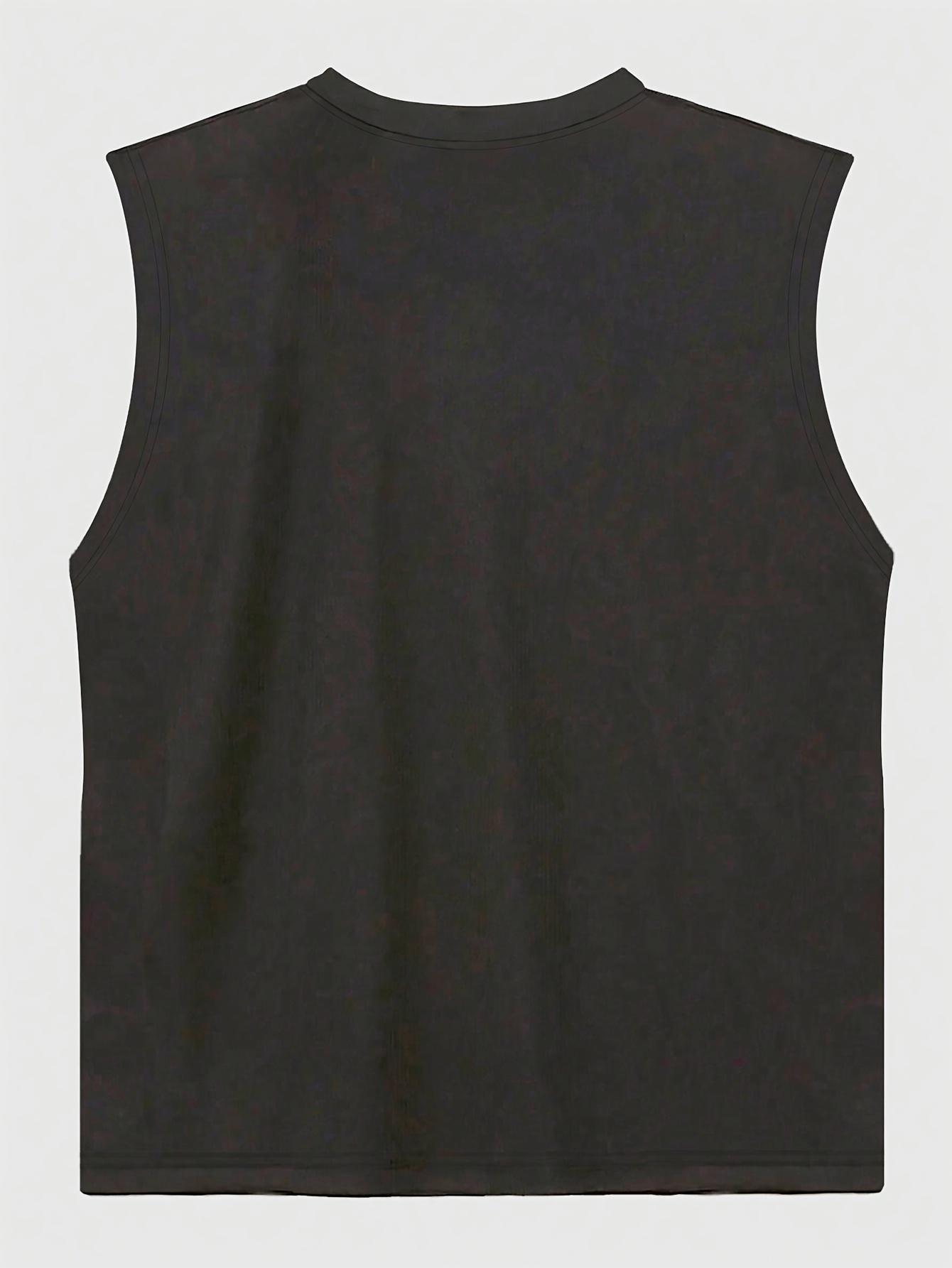 OBM Same Bond Men's Sleeveless Athletic Tank Top with Boston EST. 1997 Print - Black & Golden, Regular Fit, Machine Washable, All-Season Workout & Casual Wear, Sports Apparel, Sporty Look, Nontransparent Fabric