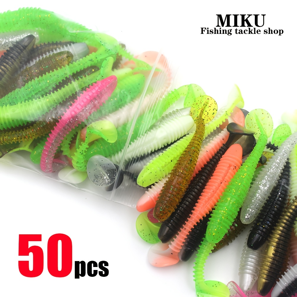 

50pcs Color Pvc Propellers,, Ideal For Bass Fishing And 's Dream