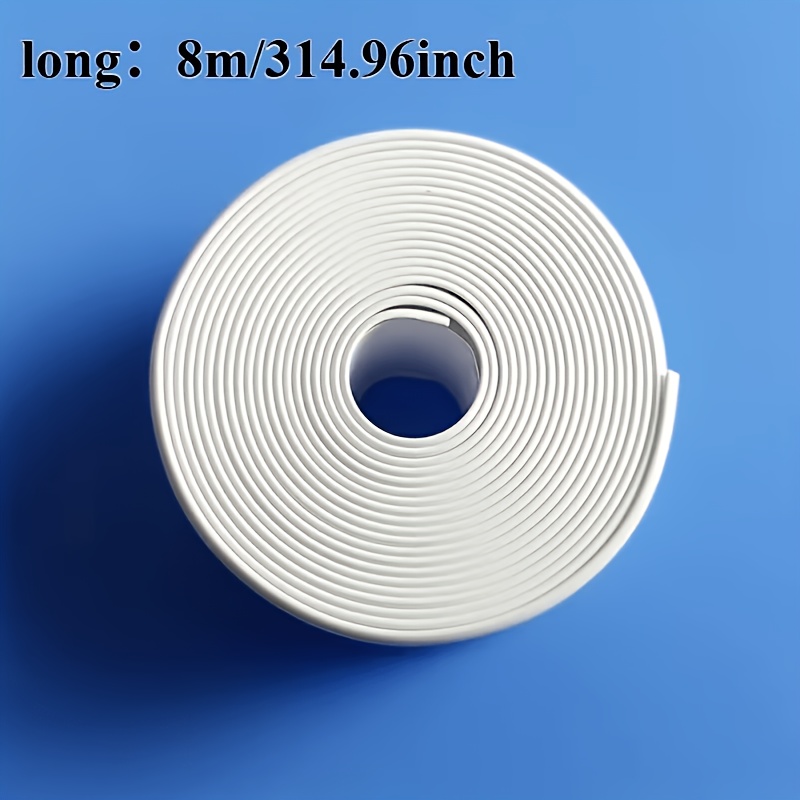 TEMU 1 Roll (8m/314.96inch) Toilet Grout Strip, Self-adhesive Sealing Tape, Kitchen Sink Faucet Stove Sealing Strip, Bathroom Basin Bathtub Sealing