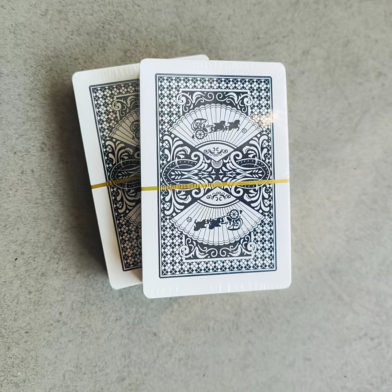 Image of 1 Pack Heavy-duty Plastic-coated Cardboard Poker Cards Suitable For Home Poker, 'em, Rummy, Magic Tricks - Thick Deck With Plastic Coating For Durability, Ideal For Parties, Tournaments