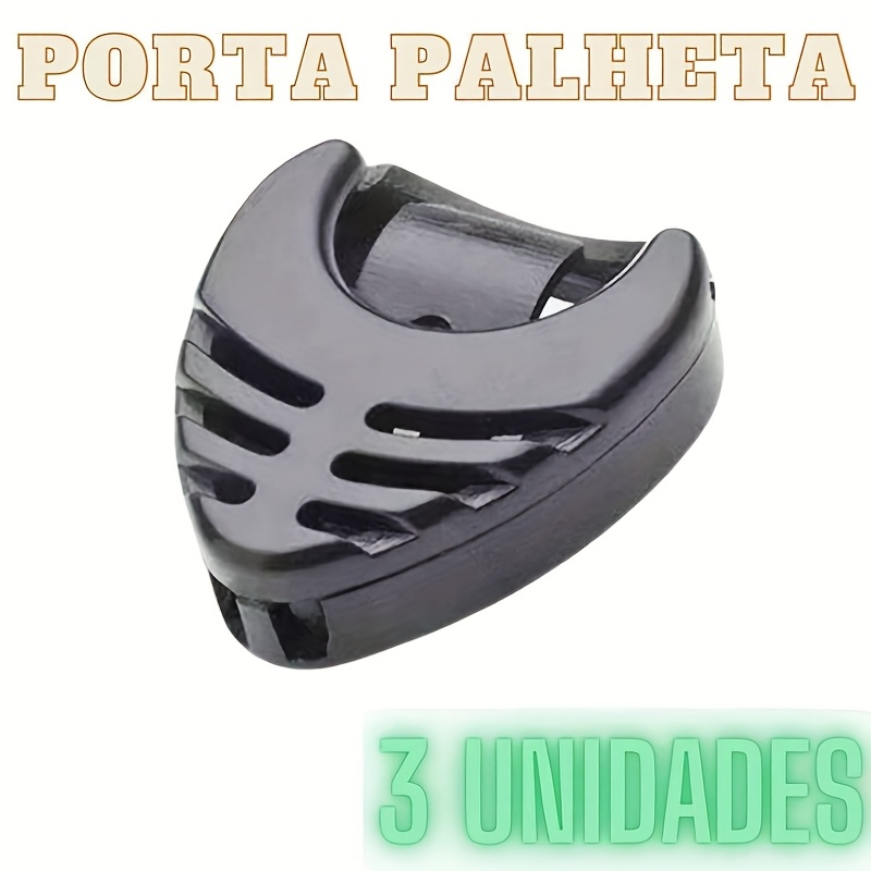 The Pick Holder Set Includes 3 Pick Holders, 1 Pick Case, And Adhesive Pick Holders. Suitable For Guitar, Acoustic Guitar, Cavaquinho, Banjo, Ukulele, Harp, And Other Instruments. Pick Storage Case