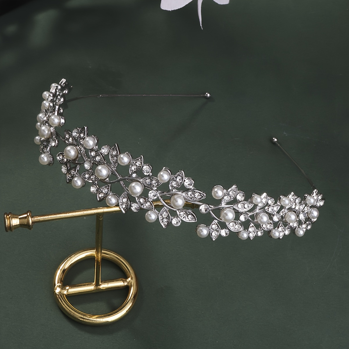 zamonaviy marjon va kristal soch taqilishi to'ylar, partiyalar va maxsus tadbirlar uchun tafsilotlar 0