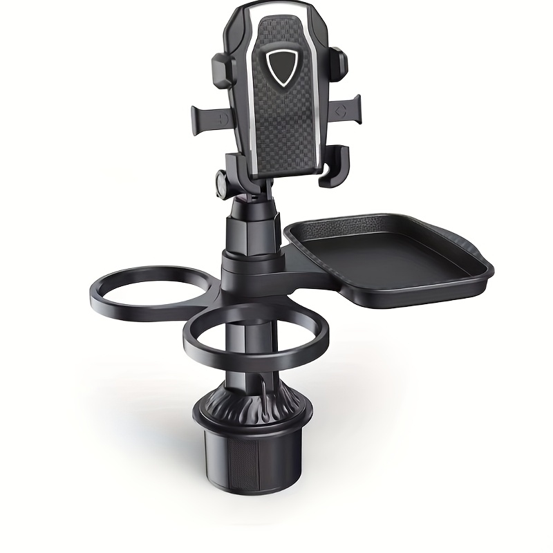 TEMU Upgraded Multi-functional Car Cup Holder, Car Beverage, Coffee And Hamburger Cup Holder, Car Mobile Phone Stand, Tray And Plate, Small Dining