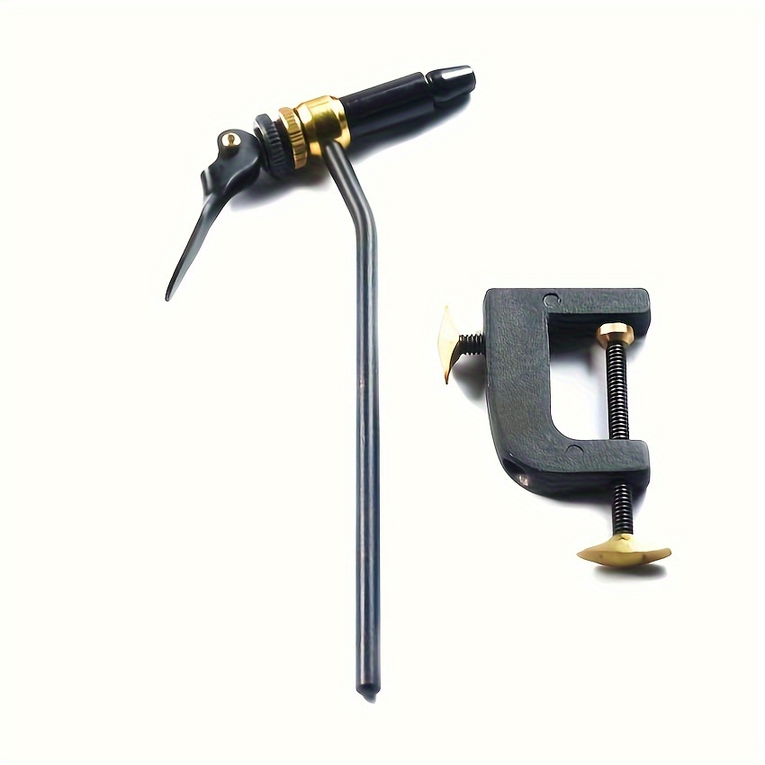 Fly Fishing Flies Tying Vise 360 Degree Rotary C-Clamp Mount