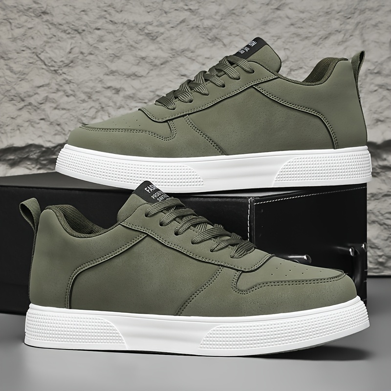 mens black casual sneakers breathable thick pvc sole lace up   for everyday sporty wear   footwear classic   style comfortable fabric insole Product details 8