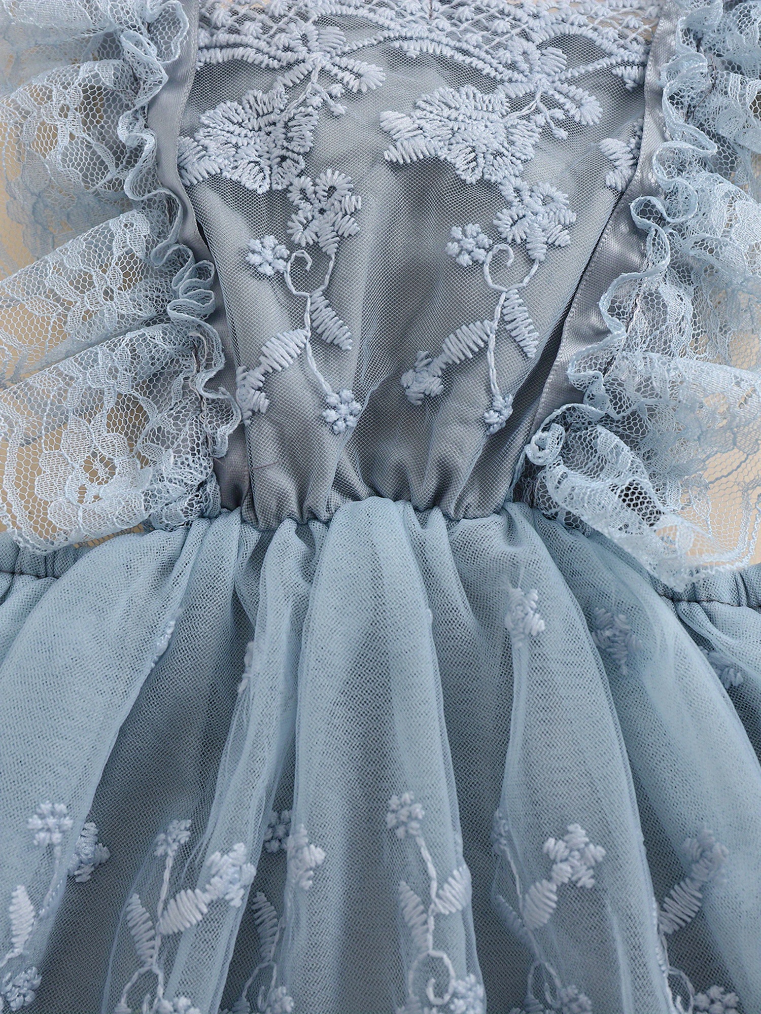 long sleeve lace vintage wedding dress Vintage Wedding Dress with Long Sleeves,Lace Modest Wedding Dress,WD00613, US10 / White main image 0