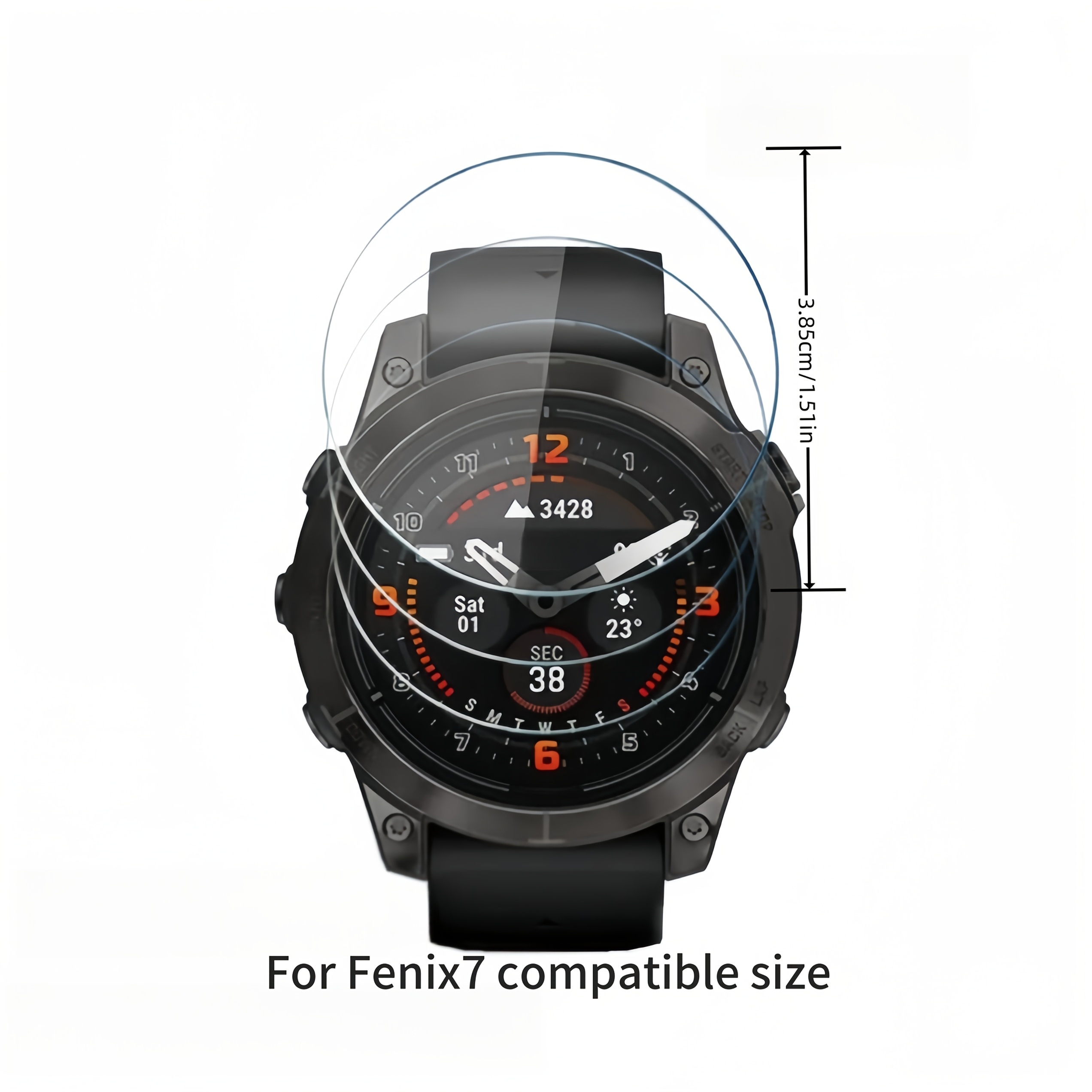 pack screen protector watch fenix 9h Temu Australia - Main Image