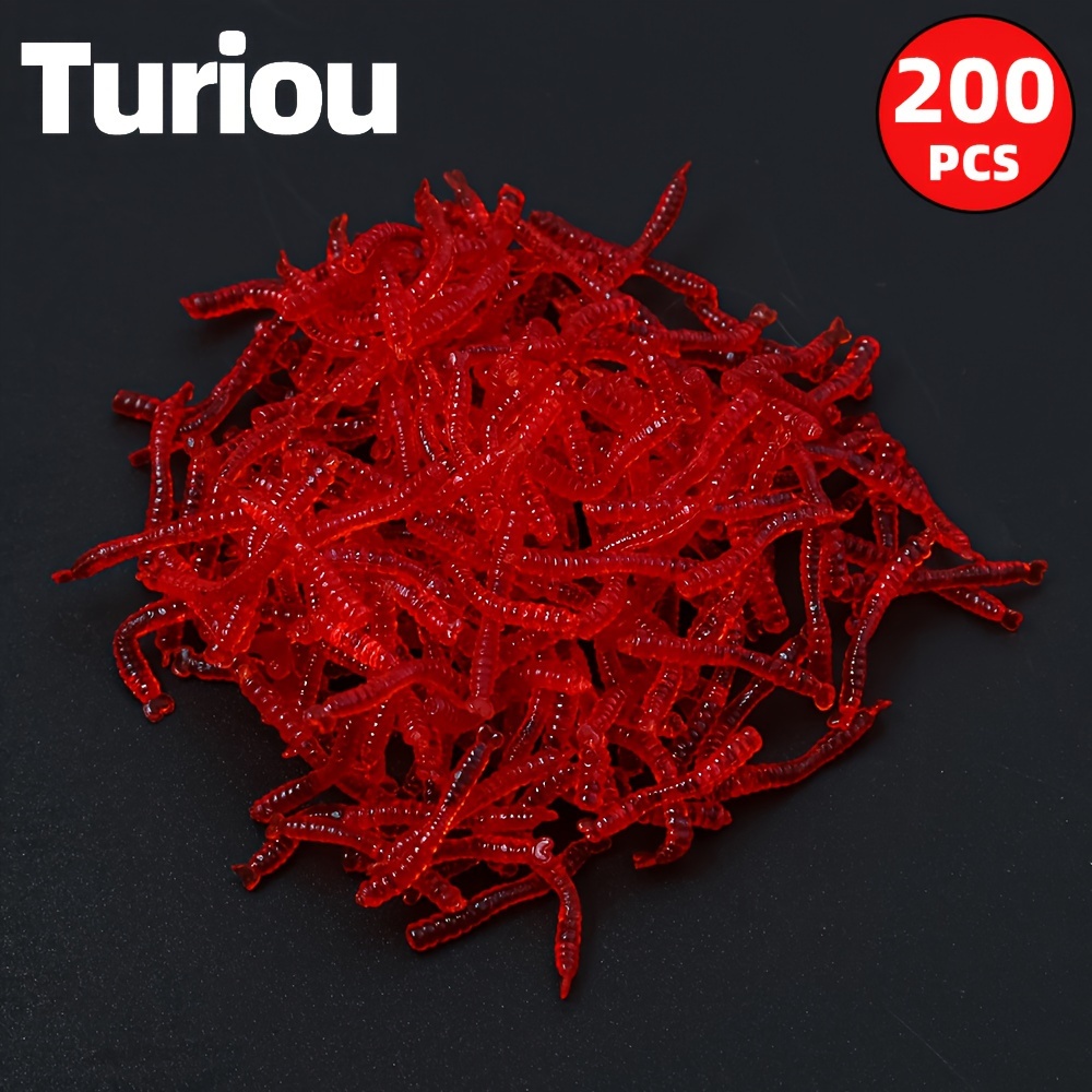 

Turiou 200- Red Lures, Pvc Baits For Bass, Trout, , Panfish, , Bagged