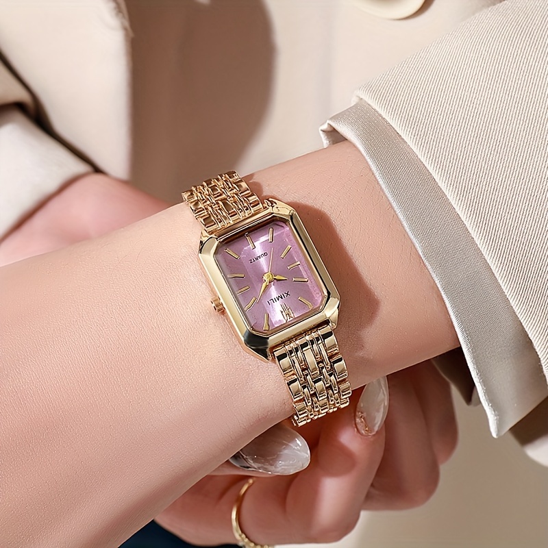 New Foreign Trade Women's Watch - Fashionable Simple Square Quartz Wristwatch for Female Students