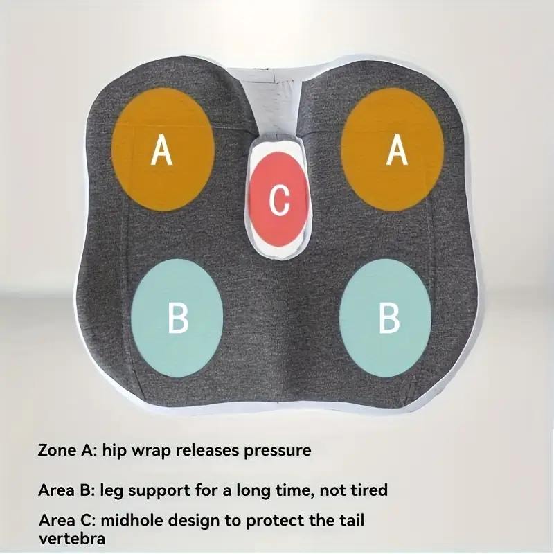 an ergonomic memory foam seat cushion and lumbar support pillow set suitable for long sitting slow rebound waist protection women can use breathable Product details 2