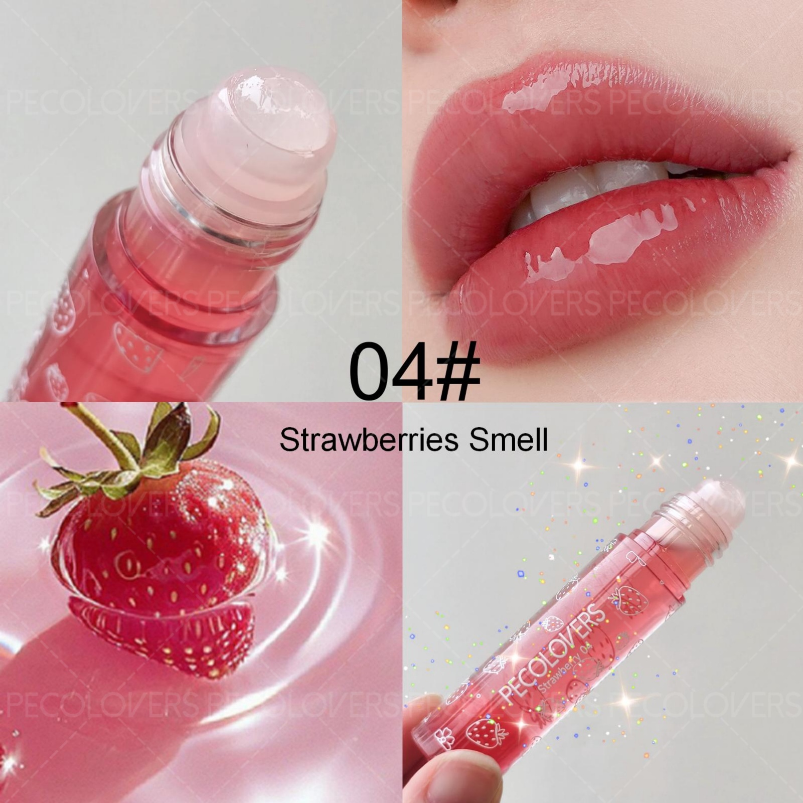 Glossy Lip Gloss & Transparent Lip Oil, Waterproof
