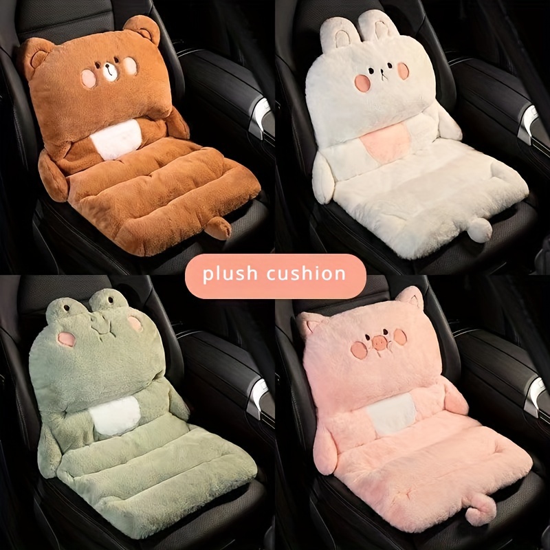 Upgrade Car Comfort: Plush Car Seat Cushion breathable Non - Temu