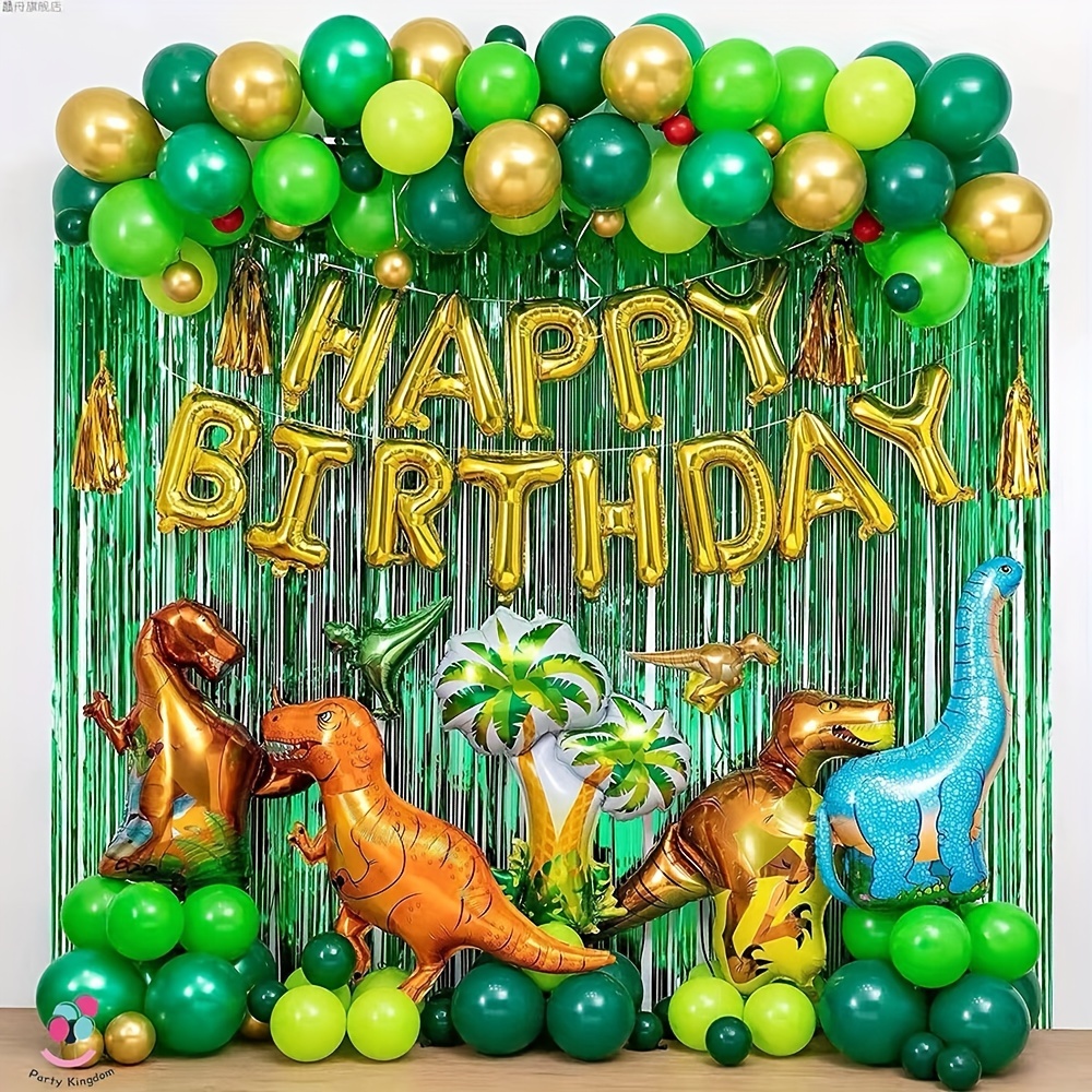 

89pcs, Dinosaur Theme Birthday Party Decorations, Photo Prop, Baby Shower Decor, Birthday Gift, Atmosphere Arrangement, Home Decor, Room Decor