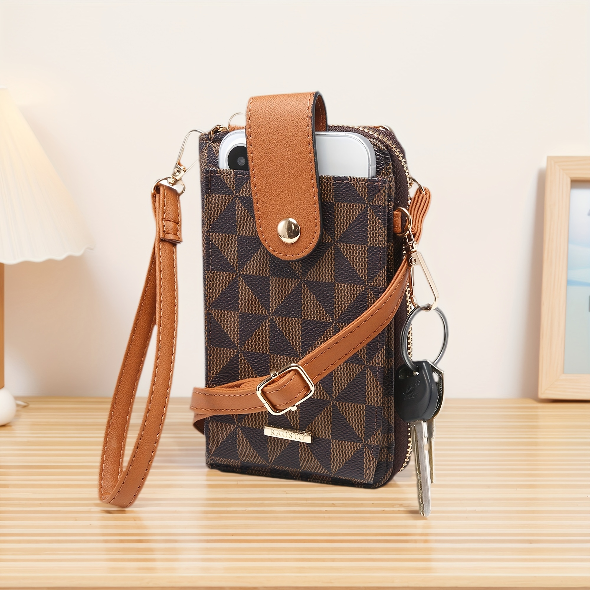 womens crossbody purse wallet card - Temu