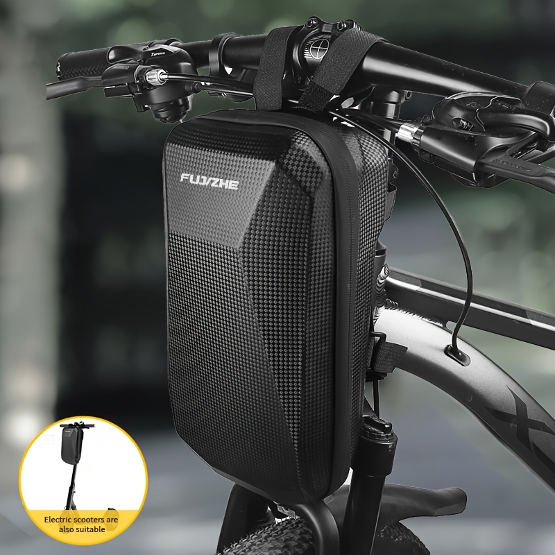 E-shop Roller-Aufbewahrungstasche, 4-Liter große Kapazität Lenker-Tasche für Elektroroller/E-Fahrrad, Front-Hängebeutel zum Transport von Ladegerät,