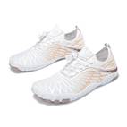 unisex barefoot walking shoes professional barefoot aqua shoes wide toe box health anti slip breathable water shoes for beach pool swimming surfing summer striped pattern fabric tpu upper rubber sole fabric insole