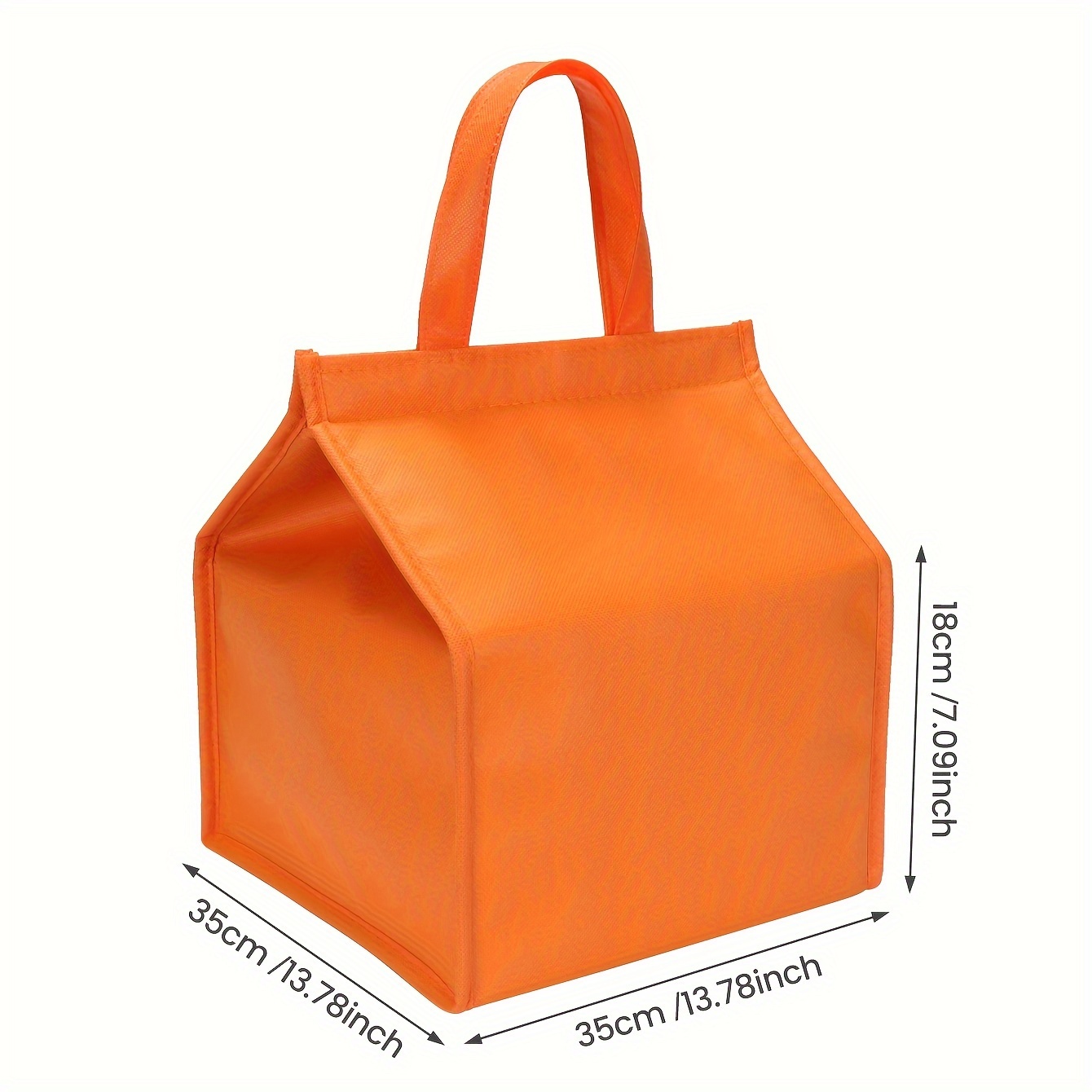 Orange Cake Insulation Bag, Refrigerated Bag, Food Transportation Bag With 6 Sizes From